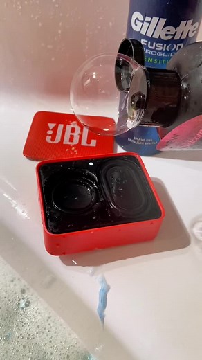 Cleaning JBL Earbuds with Unique Solution