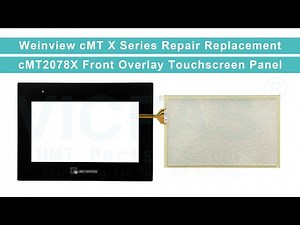 Weinview cMT X Series cMT2078X Protective Film HMI Panel Glass Replacement