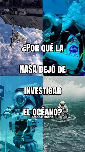 ¿Por qué la nada dejó de investigar el océano? #curiosidades #viral #nasa