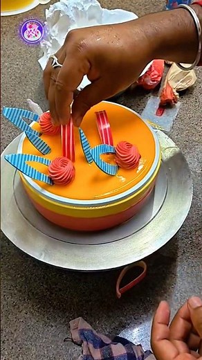 Mango Cake Design #cake #shortvideo #trending #viralvideo #ytshorts #youtubeshorts #shortsfeed