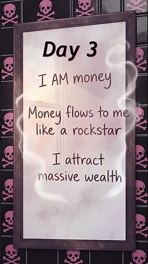 Day 3 Money Affirmations ✦ Rockstar Wealth Mirror Ritual ✨ I AM Money #moneyaffirmations