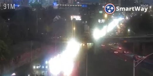 All westbound lanes of I-40 reopen near downtown Nashville after multi-vehicle crash caused blockage