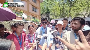 Student representative of Sikkim University speaking about the demands made by the students to the college administration in Sikkim University. Click here to see more | Sikkim Daily News