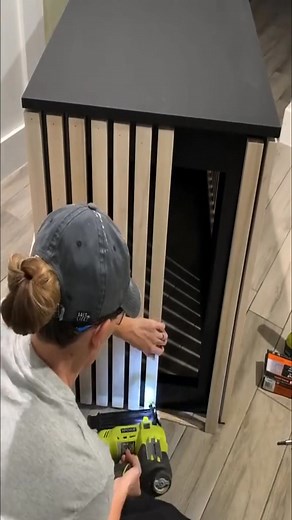 28K views · 134 reactions | Look at that good girl posing in her new room.  #woodwork #carpentry #girlpower #handbuilt #dogkennel #petpov #boho | Build and Create Home | Facebook