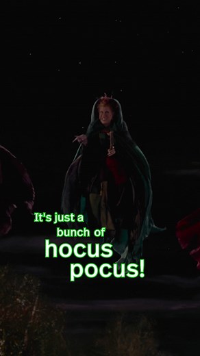 It's just a bunch of... #HocusPocus quotes. 👻 | Disney