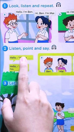Unit 1 Lesson 1 Activity 2 Tiếng anh lớp 3 Chương trình mới