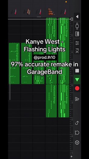 Flashing Lights Song Remake in GarageBand