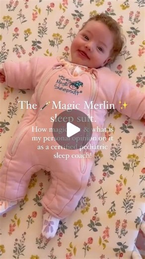 Independent Sleepers on Instagram: "🪄 Magic Merlin Suit 🪄 The Magic Merlin Sleepsuit is designed for babies ages 3-6 months, and it helps muffle their reflexive startles to promote better sleep 💤 BUT it won’t magically stop all night wakings and struggles. Night wakings and bedtime struggles still exist with this product since it doesn’t work on the actual root cause of the issue. If your baby is younger than 4 months (so 3 months) this is a wonderful alternative. It can be a tremendous help 