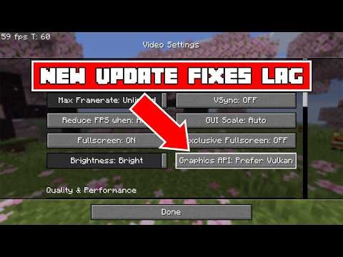 New Minecraft Java Update Adds Vulkan Graphics! (FPS BOOST)
