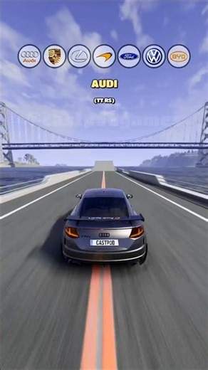 Different Cars vs Bridge Jump 🌉🚗 | Success Test