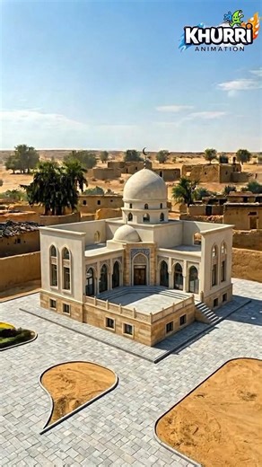 Construction and Renovation of a Beautiful Mosque into New Mosque 😍😍 #islam #islamic #islamicvideo