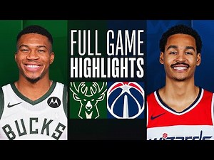 BUCKS at WIZARDS | FULL GAME HIGHLIGHTS | November 20, 2023