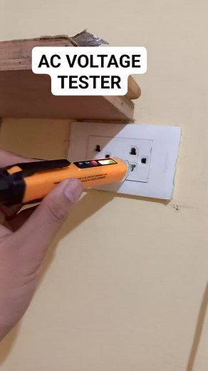 AC Voltage Tester non contact type High detection rate #electrician #relay #control #panelboard #light #switch #wiring #outlet #diy #electrical test lamp diy tester | Electricians Guide