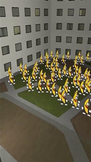 😈 Too much Banana Nextbot Gmod Horde Hotel Parallax Crazy
