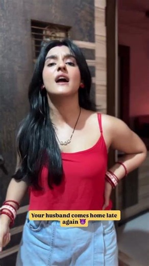 POV : WHEN YOUR HUSBAND COME LATE AT HOME AGAIN BE LIKE..........?