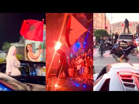 Morocco Fans Wild Celebrations After Winning Against Netherlands Around The World