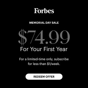 Unparalleled Insights, Tools & Connections for just $49.99 your first year. Enjoy Early Access to the Memorial Day Sale. | Forbes