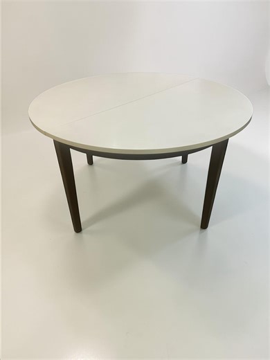 Mid Century Modern Expandable Table – Scandinavian Style Round to Oval Dining / Coffee Table - Etsy