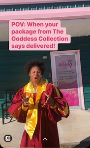 I could barely keep a straight face 🤣🤣🤣🤣 This how y’all feel when you’ll package get delivered 🤣🥰🥰 | The Goddess Collection