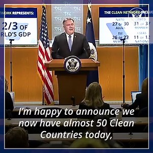 5.4K views · 794 reactions | Secretary Pompeo discusses bringing countries and companies together in the Clean Network. | U.S. Department of State | Facebook