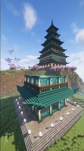 Minecraft Japanese Temple Build (Insane Detail!)