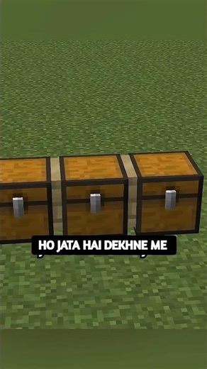 Minecraft Chest Gap Secret 🫣 (94% Players Miss This trick!) #shorts