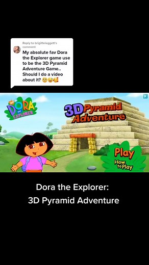 Replying to @brigitteleggett Dora the Explorer: 3D Pyramid Adventure Game 💁🏻‍♀️🌸🐒 #dora #doratheexplorer #dora3d #pyramid #game #3dpyramid #2000s #2000snostalgia #games #oldies #computergames #educational #kids #kidspcgames #educationalkidspcgames #2000skids #pcgames #doyouremember #girlygames #fyp #fypシ