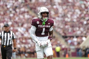 Bryce Anderson injury update: Texas A&M DB stretchered off field in Notre Dame game