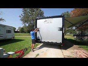 ATC Toy Hauler Tutorial All Aluminum Ramp Door