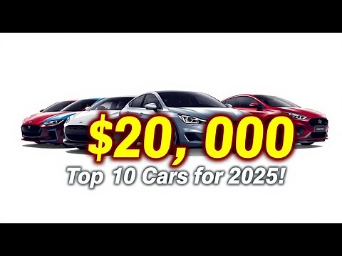 10 Best New Cars Under $20,000 That Are Worth The Money in 2025 (Top New Vehicles Under 20000)