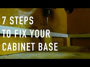 Kitchen Sink Cabinet: 7 steps to replace Damage