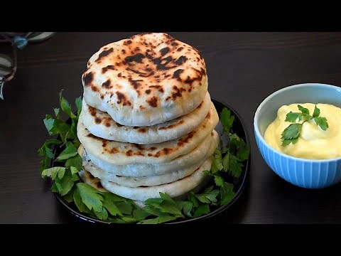 Only 15 minutes | Quick recipe and so delicious. No oven! Pita Bread at home in no-time!