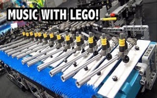 【乐高】自动化乐器MOC