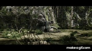 King Kong vs T-Rex Fight Scene - King Kong (2005) Movie CLIP [1080p 60 FPS HD] on Make a GIF