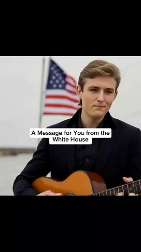 Barron Trump's Message from the White House