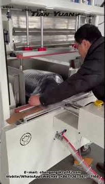 Machine combination of HFD-5000-A Compress Bagging Machine & HFD-880-C Vacuum Sealing Machine
