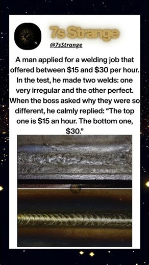 The Welder’s Clever Answer in a Job Interview