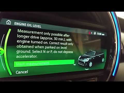 2014-2020 MINI Cooper - How To Check Engine Oil Level - Digital Measurement Tool