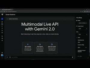 Google Gemini 2.0 is AMAZING - Realtime Stream | Multimodal API
