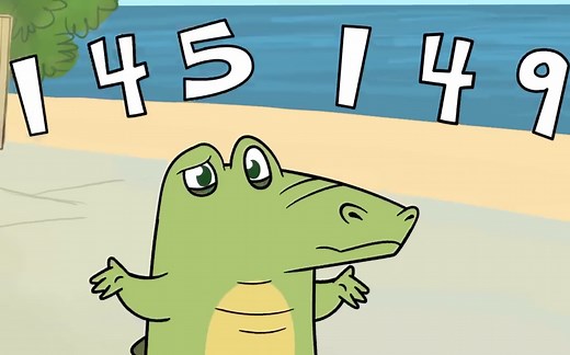 一年级数学儿歌 爱大数的鳄鱼歌 百位数/大于/小于Greater Than Less Than Song/ Math song by Numberock