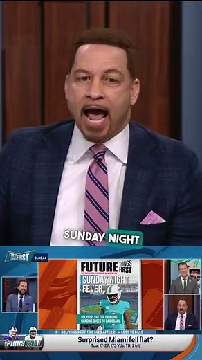 @chrisbroussard68 brought back the break dancers after the Dolphins 21-14 loss to the Bills 😅 | First Things First on FS1