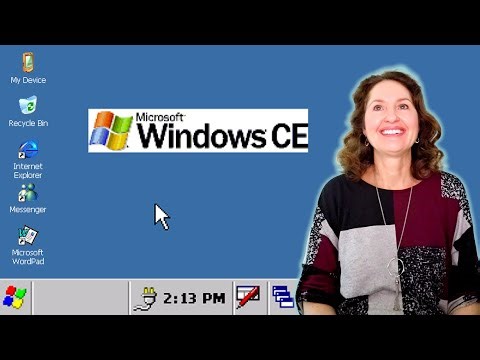 Mum Tries Out Windows CE 5.0 (2004)
