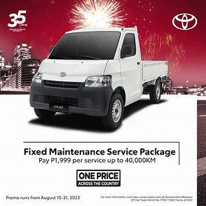 357 reactions · 32 shares | Start your dream business with a brand new Toyota Lite Ace and enjoy 10,000 savings on TFS transactions and FIXED Periodic Maintenance Service up to 40,000KMS for all Toyota Lite Ace variants this month. Inquire at your nearest dealership for details. | Toyota Motor Philippines | Facebook