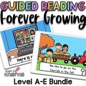 Boom Card Interactive Books for Guided Reading Levels A-E  | Distance Learning