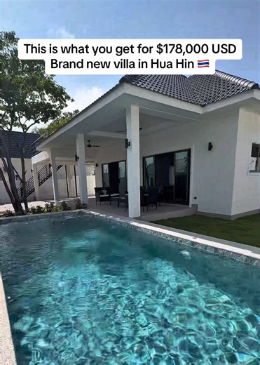 Would you live here $178K ? Brand new villa in Hua Hin 🇹🇭 #property #huahin #thailand🇹🇭 #jiraproperty #realestate #thatgirl #southeastasia #huahinpoolvilla #housetour #videoviral #huahinproperty #hometour