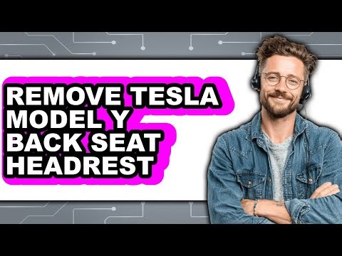 How To Remove Tesla Model Y Back Seat Headrest - Step By Step