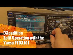 Working a DXPedition Split - 5V7RU - Using the Yaesu FTDX-101