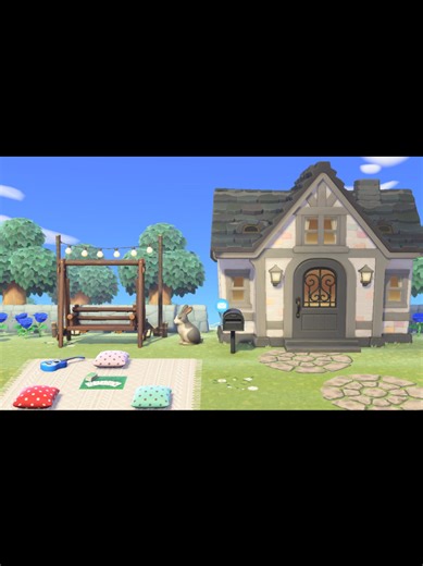 the sky is blue, the grass is green... days are brighter 🌱 #acnh #animalcrossing