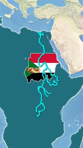 How Big Is Sudan? 🤯 #shorts