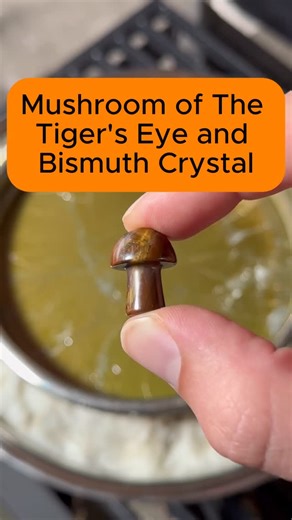 Bismuth123 by Tobias on Instagram: "A bismuth crystal is a beautifully structured metallic formation made from the element bismuth, which is known for its iridescent colors and intricate geometric shapes. When bismuth is melted and allowed to cool slowly, it forms stepped, spiral-like structures known as hopper crystals. These shapes form because the outer edges of the crystal grow faster than the center. What really makes bismuth crystals stand out is their rainbow-like surface, which comes fro